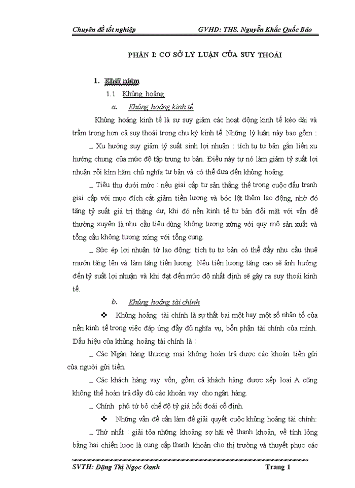 image for page Đánh giá tác động của suy thoái kinh tế hậu khủng hoảng và một số đề xuất về mặt chính sách tại VIỆT NAM