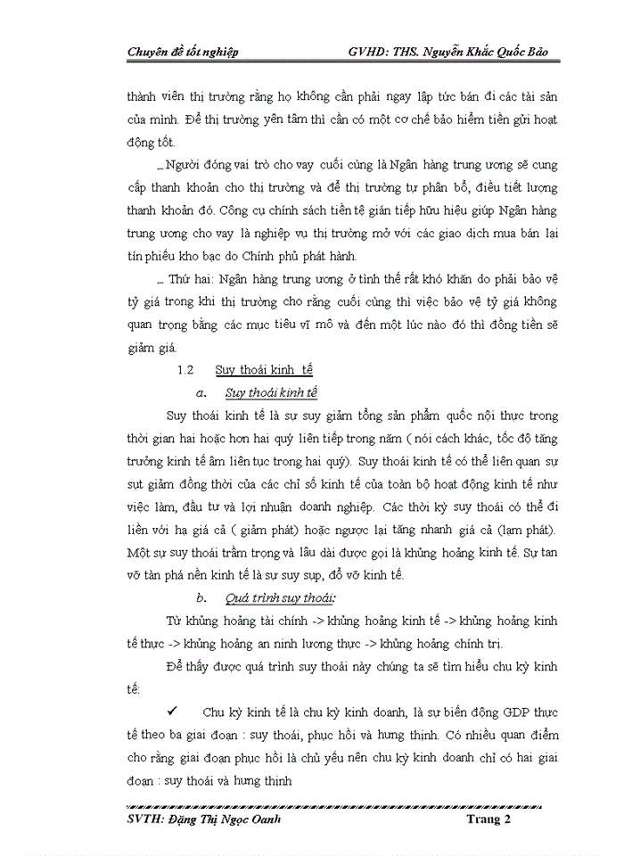 image for page Đánh giá tác động của suy thoái kinh tế hậu khủng hoảng và một số đề xuất về mặt chính sách tại VIỆT NAM