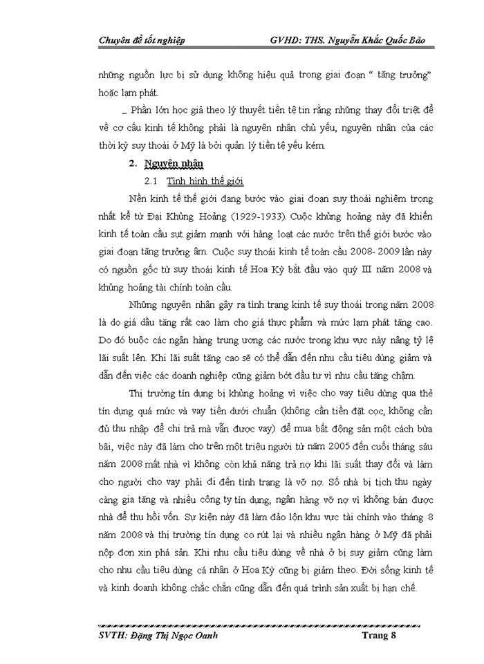 image for page Đánh giá tác động của suy thoái kinh tế hậu khủng hoảng và một số đề xuất về mặt chính sách tại VIỆT NAM