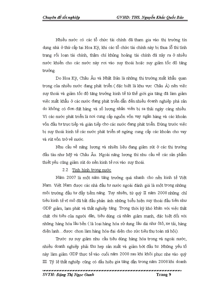 image for page Đánh giá tác động của suy thoái kinh tế hậu khủng hoảng và một số đề xuất về mặt chính sách tại VIỆT NAM