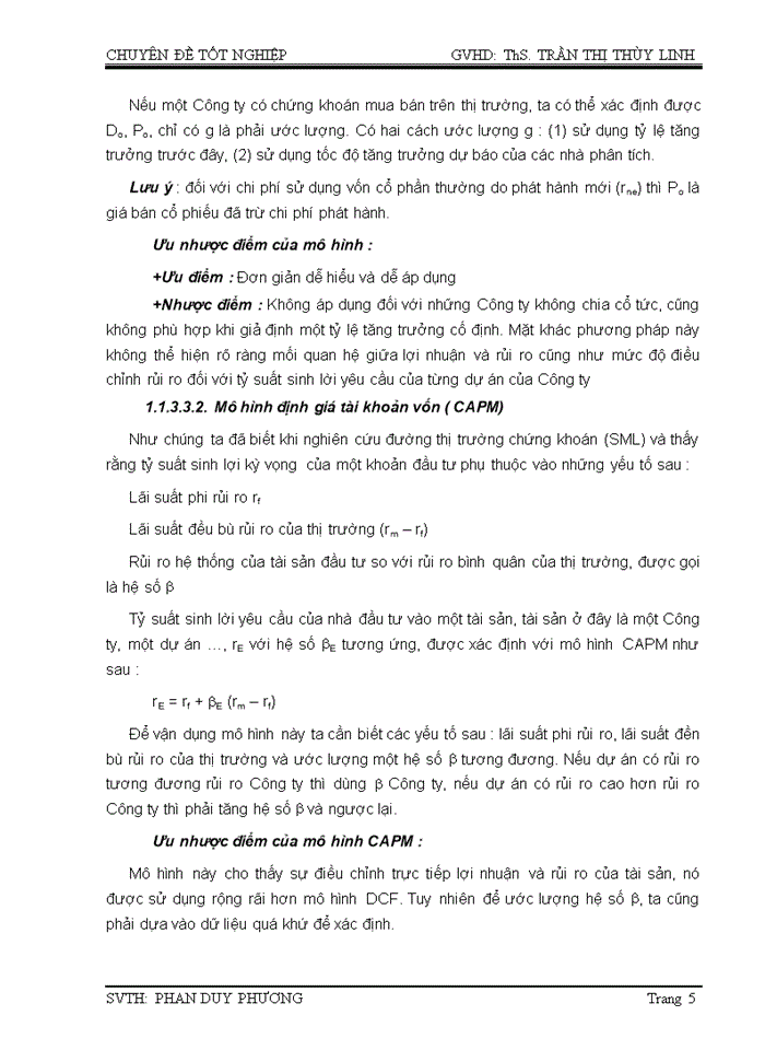 image for page Cấu trúc vốn của doanh nghiệp và hoạch định cấu trúc vốn tối ưu tại công ty cổ phần xây dựng LẬP PHƯƠNG