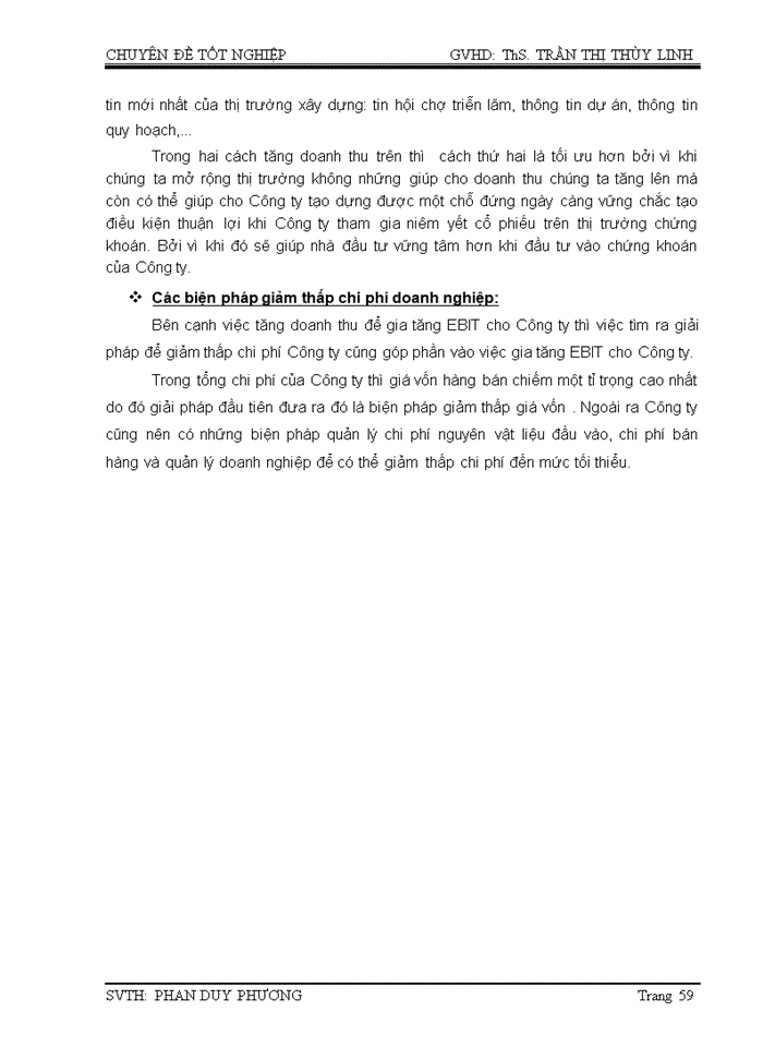 image for page Cấu trúc vốn của doanh nghiệp và hoạch định cấu trúc vốn tối ưu tại công ty cổ phần xây dựng LẬP PHƯƠNG