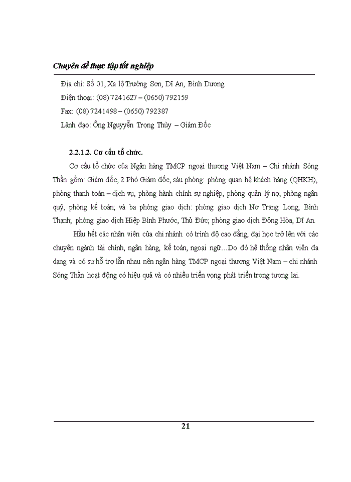 image for page Quản trị rủi ro tín dụng trong hoạt động kinh doanh của ngân hàng TMCP NGOẠI THƯƠNG VIỆT NAM