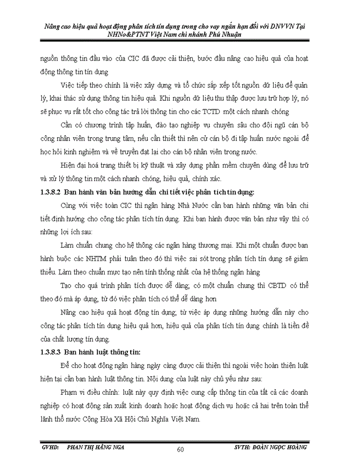 image for page Nâng cao hiệu quả hoạt động phân tích tín dụng trong cho vay ngắn hạn đối với dnvvn tại NHN&PTNT CHI NHÁNH PHÚ NHUẬN