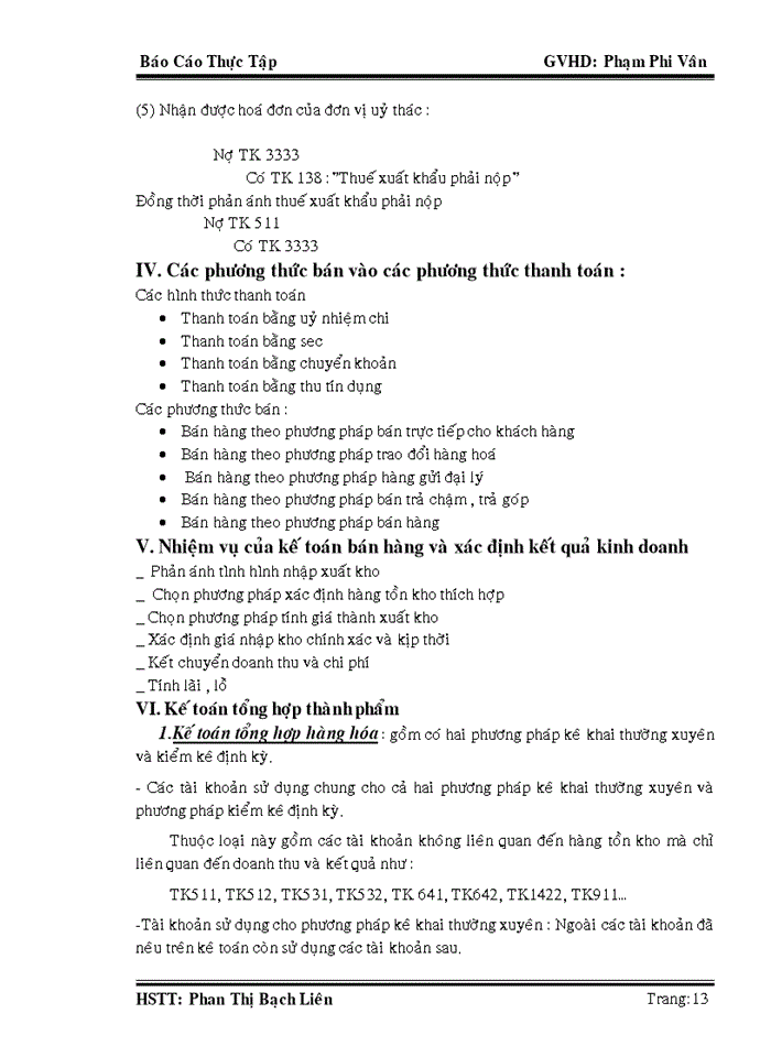 image for page Báo Cáo Thực Tập