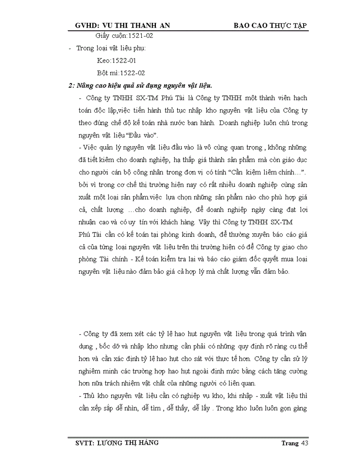 image for page Kế toán nguyên liệu vật liệu tại công ty TNHH SX-TM PHÚ TÀI