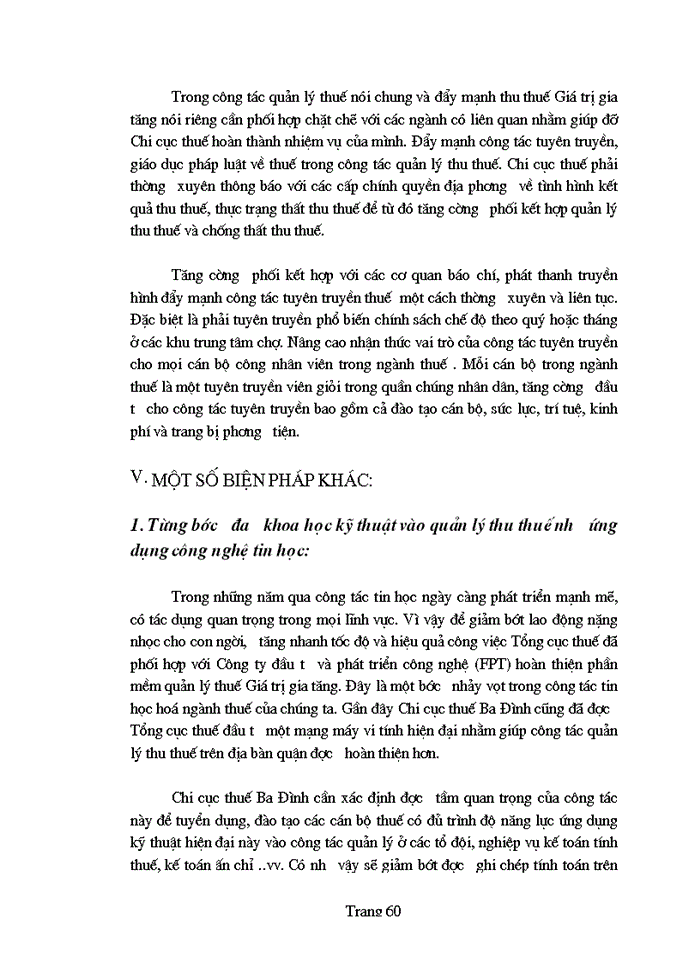 image for page Bàn về công tác quản lí thu thuế giá trị gia tăng ở khu vực kinh tế cá thể trên địa bàn quận Ba đình
