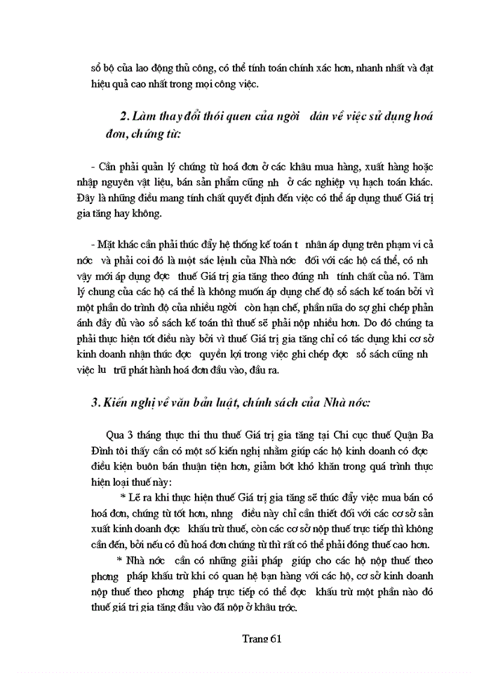 image for page Bàn về công tác quản lí thu thuế giá trị gia tăng ở khu vực kinh tế cá thể trên địa bàn quận Ba đình