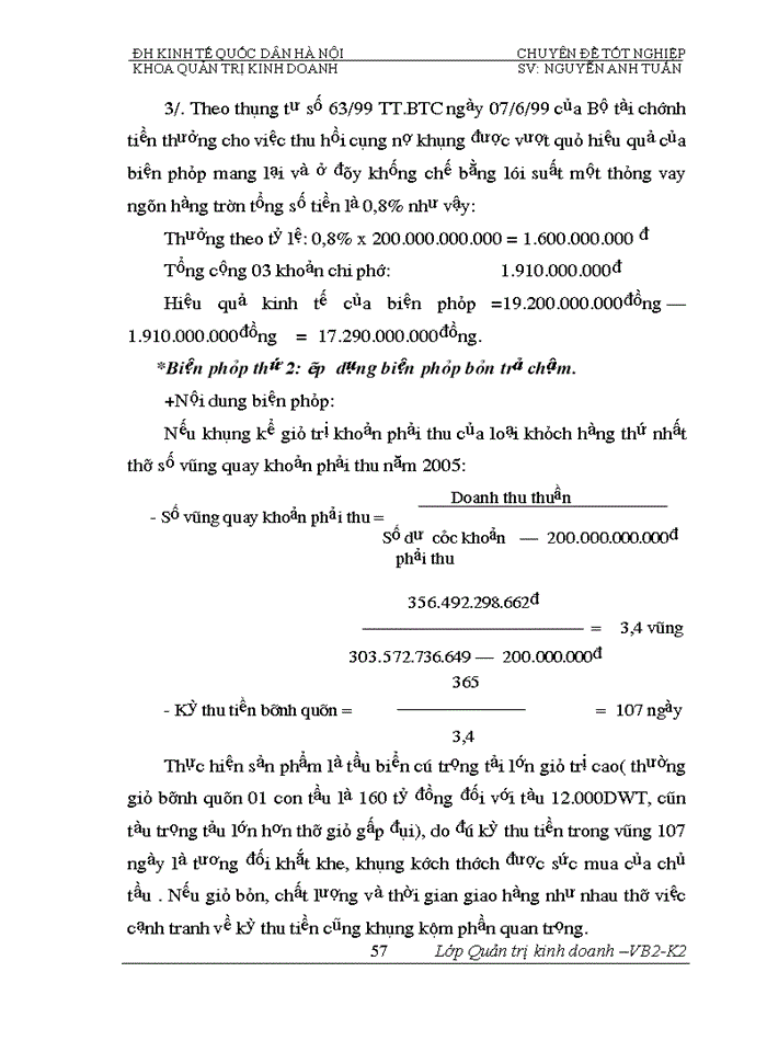image for page Phân tích  tính hiệu quả sử dụng vốn và biện pháp nâng cao hiệu quả sử dụng vốn của Nhà máy đóng tầu Hạ Long