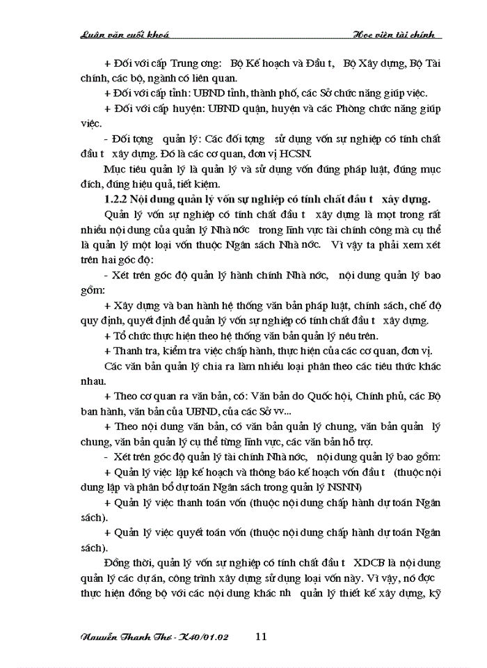 image for page Các giải pháp tăng cường quản lý vốn sự nghiệp có tính chất đầu tư xây dựng đối với các Sở, Ban, Ngành của thành phố Hà nội