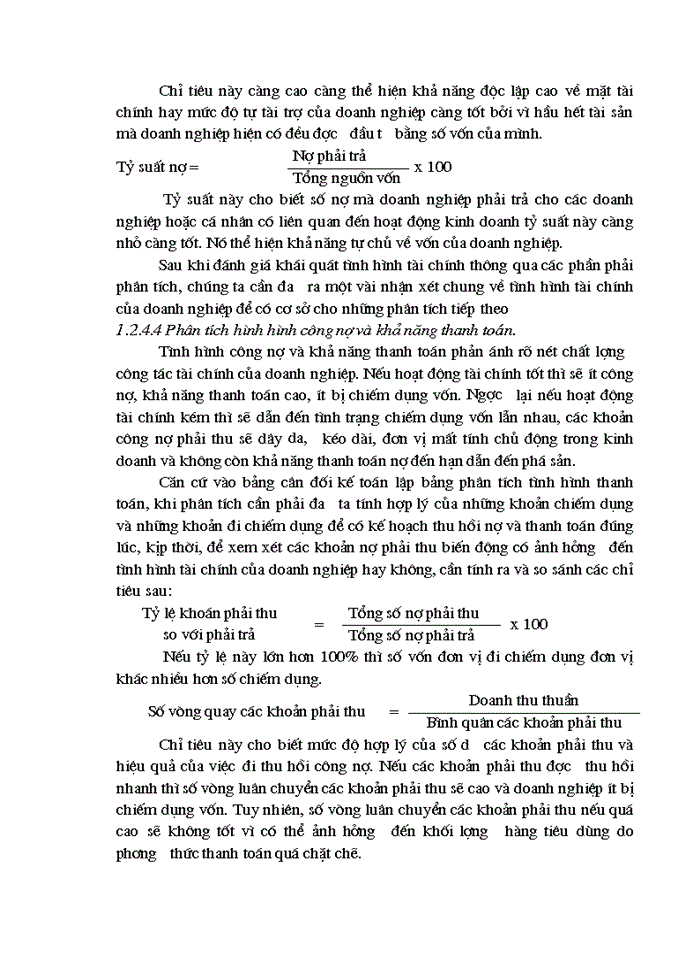 image for page Phân tích tình hình tài chính của Công ty Cơ khí Xây dựng và Lắp máy điện nước