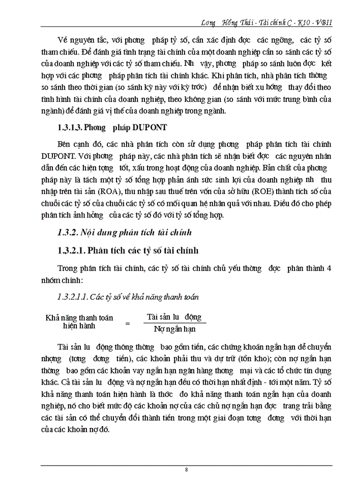 image for page Phân tích tình hình tài chính Công ty cổ phần Sao Việt