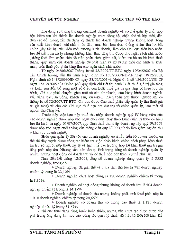 image for page công tác kiểm tra thuế giá trị gia tăng và thuế thu nhập doanh nghiệp đối với doanh nghiệp ngoài quốc doanh trên địa bàn quận 5 TPHCM