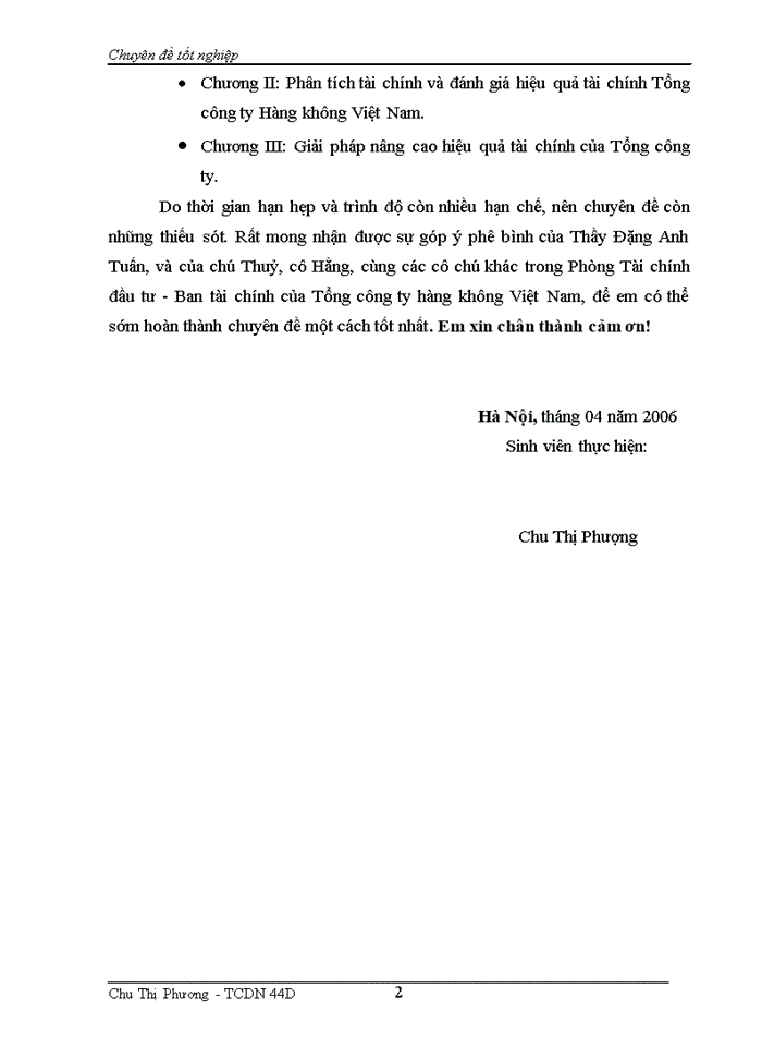 image for page Phân tích tài chính và nâng cao hiệu quả tài chính của Tổng công ty Hàng không Việt Nam