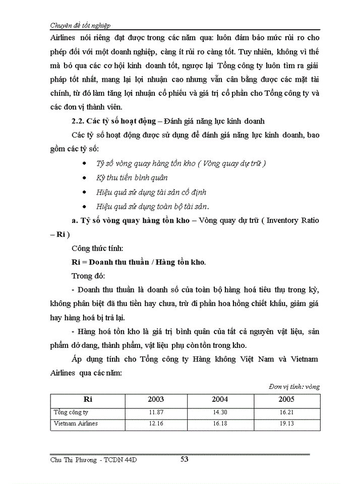 image for page Phân tích tài chính và nâng cao hiệu quả tài chính của Tổng công ty Hàng không Việt Nam