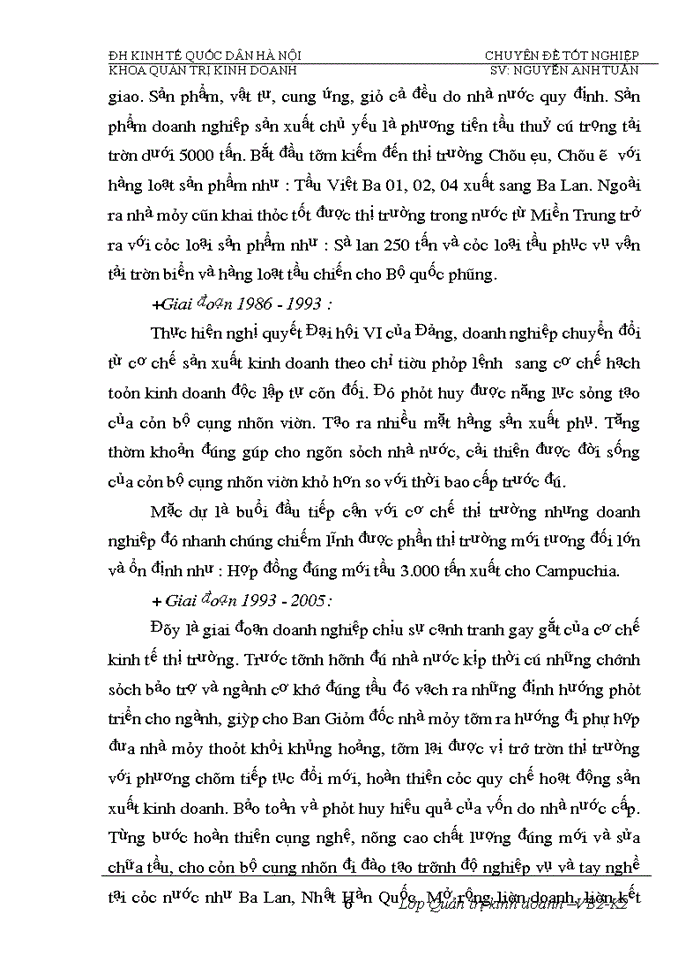 image for page Phân tích  tính hiệu quả sử dụng vốn và biện pháp nâng cao hiệu quả sử dụng vốn của Nhà máy đóng tầu Hạ Long