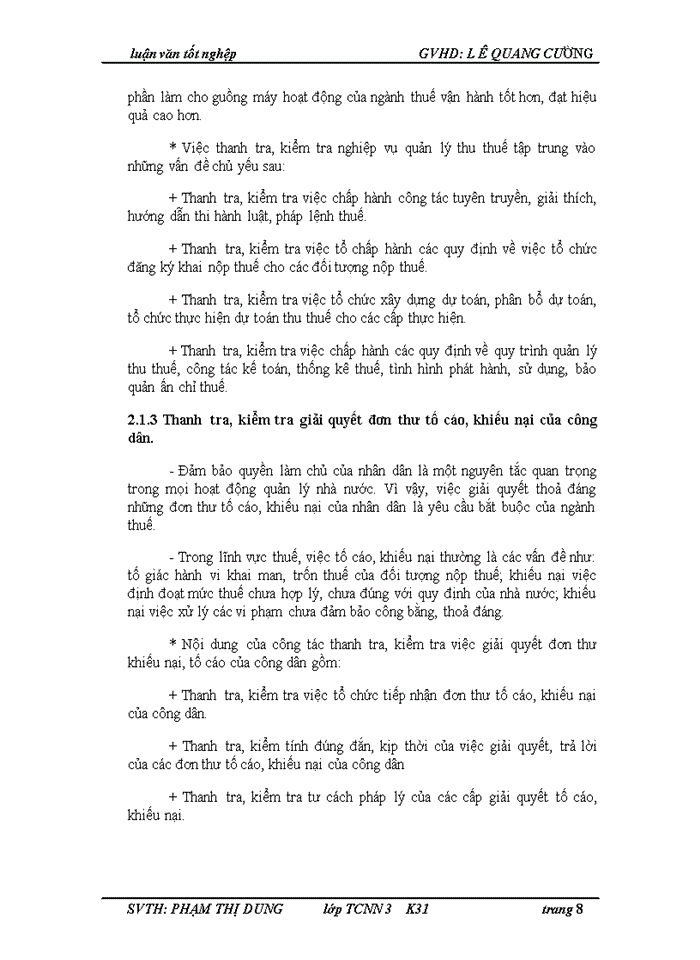 image for page Thuế và thanh tra, kiểm tra thuế