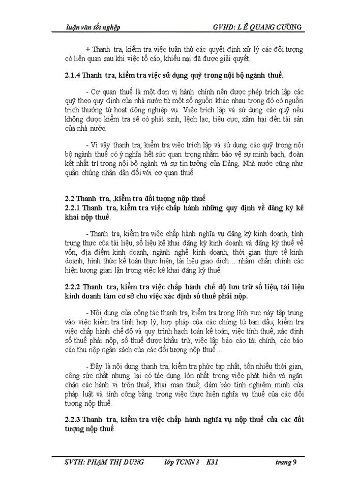 image for page Thuế và thanh tra, kiểm tra thuế