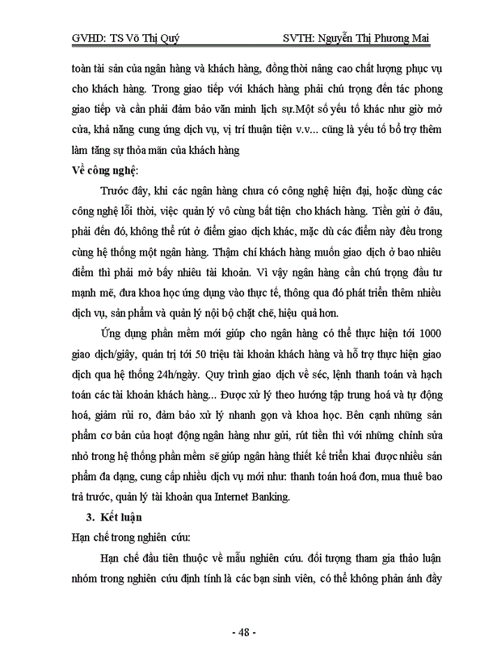 image for page Đo lường mức độ thỏa mãn và sự ảnh hưởng đến lòng trung thành của khách hàng sacombank