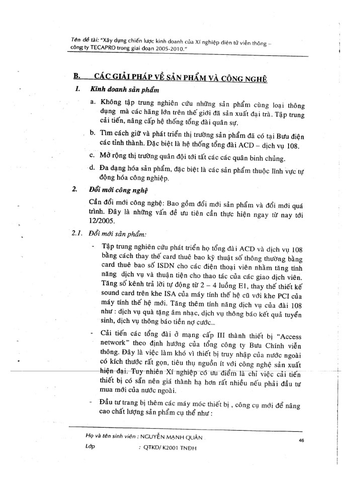 image for page Xây dựng chiến lược kinh doanh của xí nghiệp điện tử viễn thống