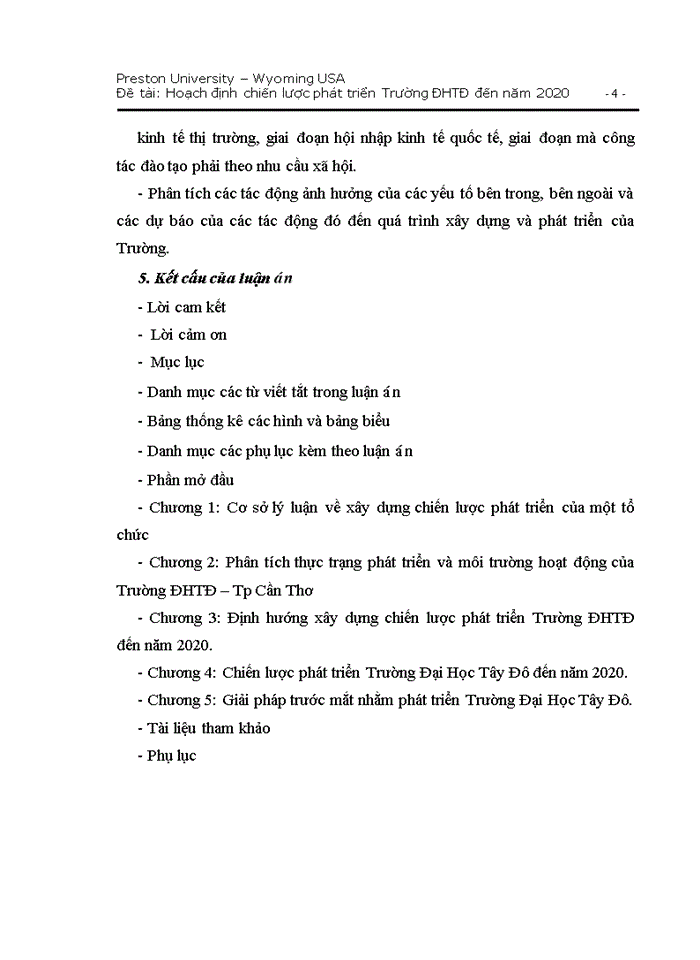 image for page Hoạch định chiến lược pht triển trường đại học ty đơ đến năm 2020