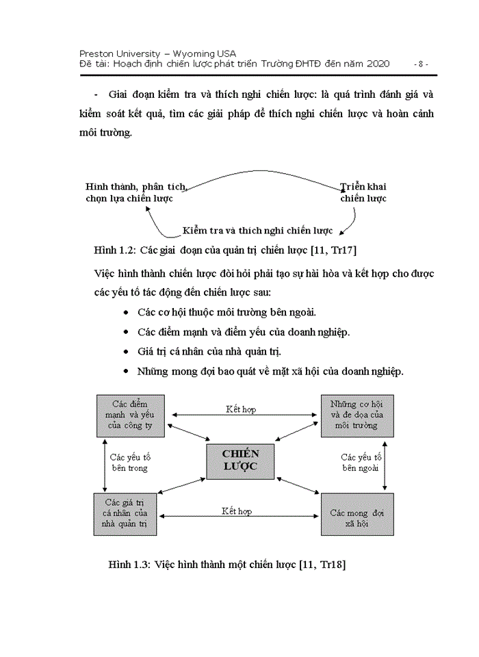 image for page Hoạch định chiến lược pht triển trường đại học ty đơ đến năm 2020