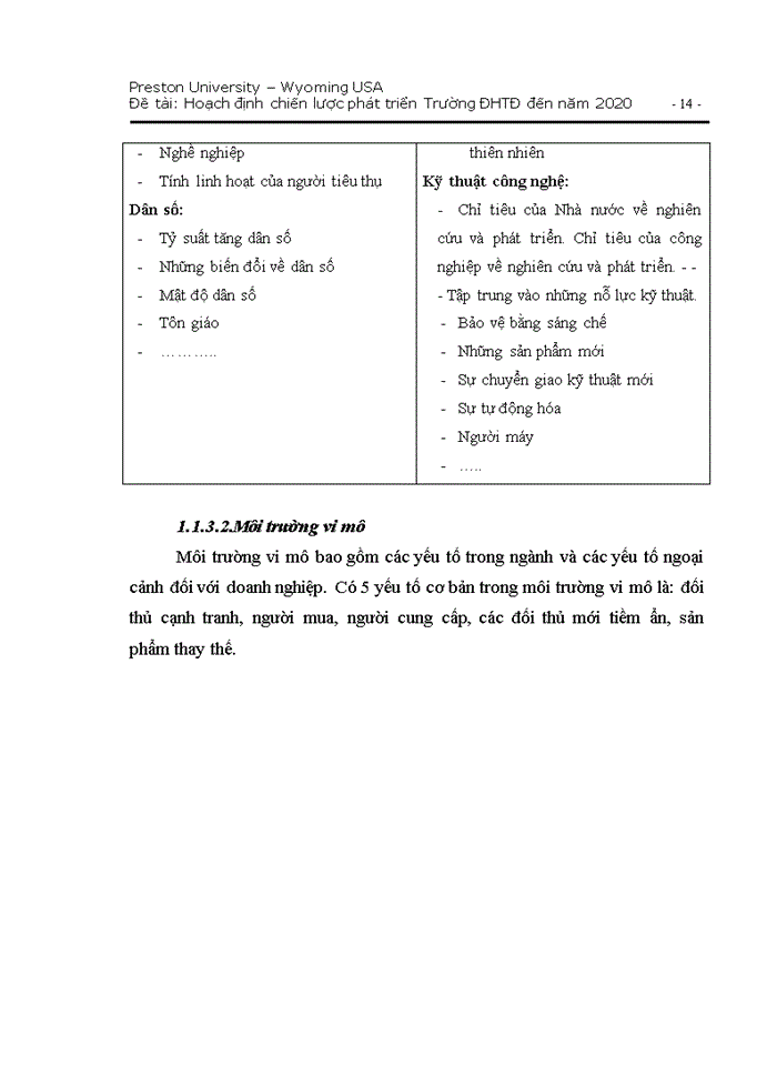 image for page Hoạch định chiến lược pht triển trường đại học ty đơ đến năm 2020