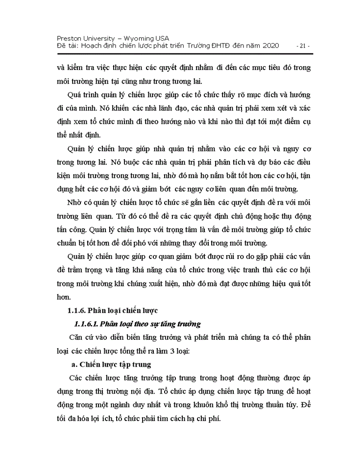 image for page Hoạch định chiến lược pht triển trường đại học ty đơ đến năm 2020