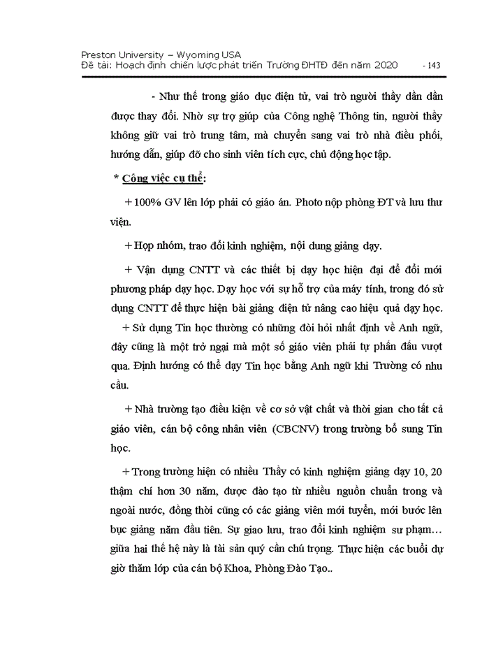 image for page Hoạch định chiến lược pht triển trường đại học ty đơ đến năm 2020