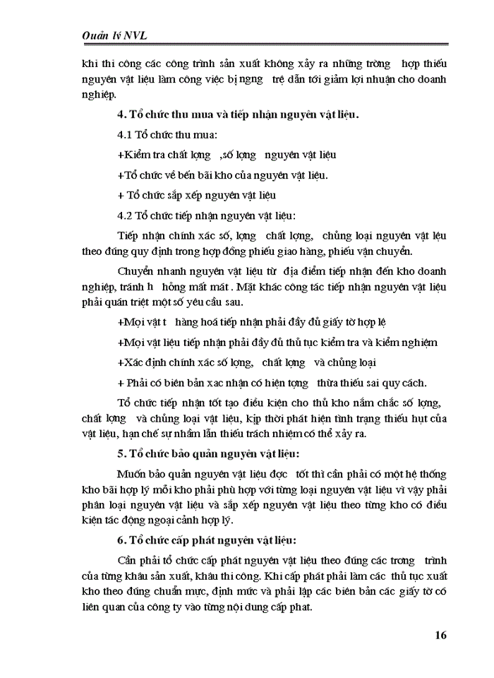 image for page Công tác quản lý nguồn vật liệu