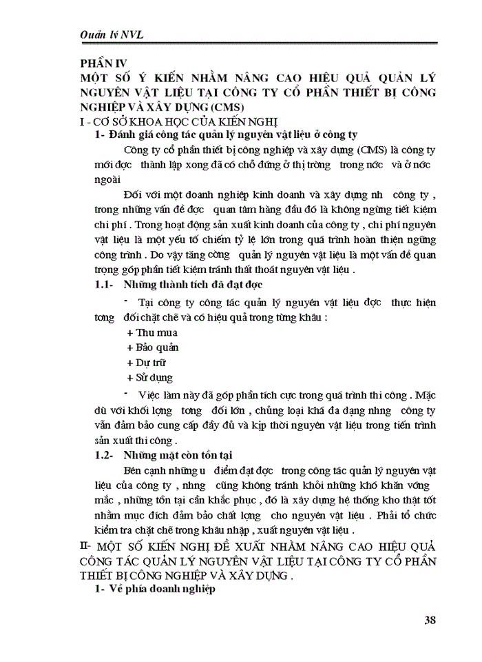 image for page Công tác quản lý nguồn vật liệu