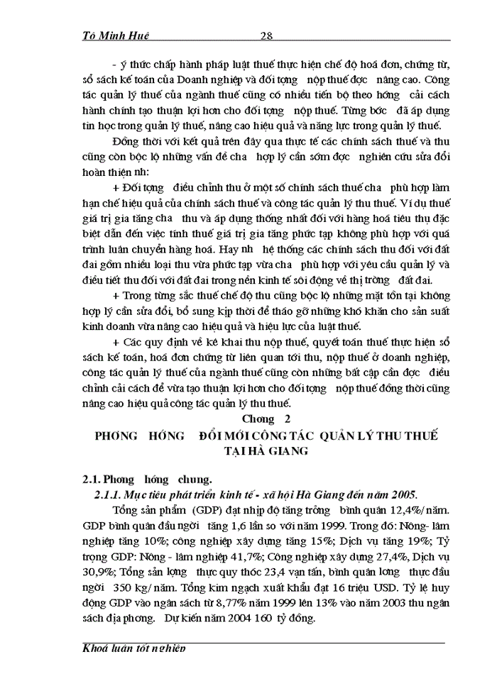 image for page Đổi mới công tác quản lý thu thuế trên địa bàn tỉnh Hà Giang