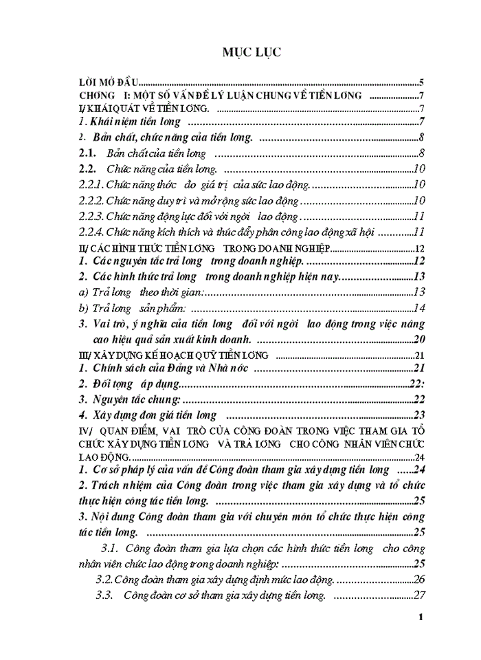 Một số ý kiến nhằm hoàn thiện cụng tỏc quản lý tiền lương tại Cụng ty Sụng Đà 2