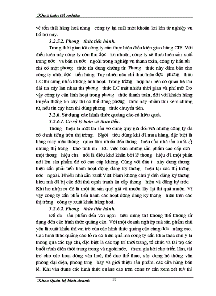 image for page Một số giải pháp nhằm thúc đẩy hoạt động xuất khẩu hàng may mặc tại Công ty cổ phần May Lê Trực