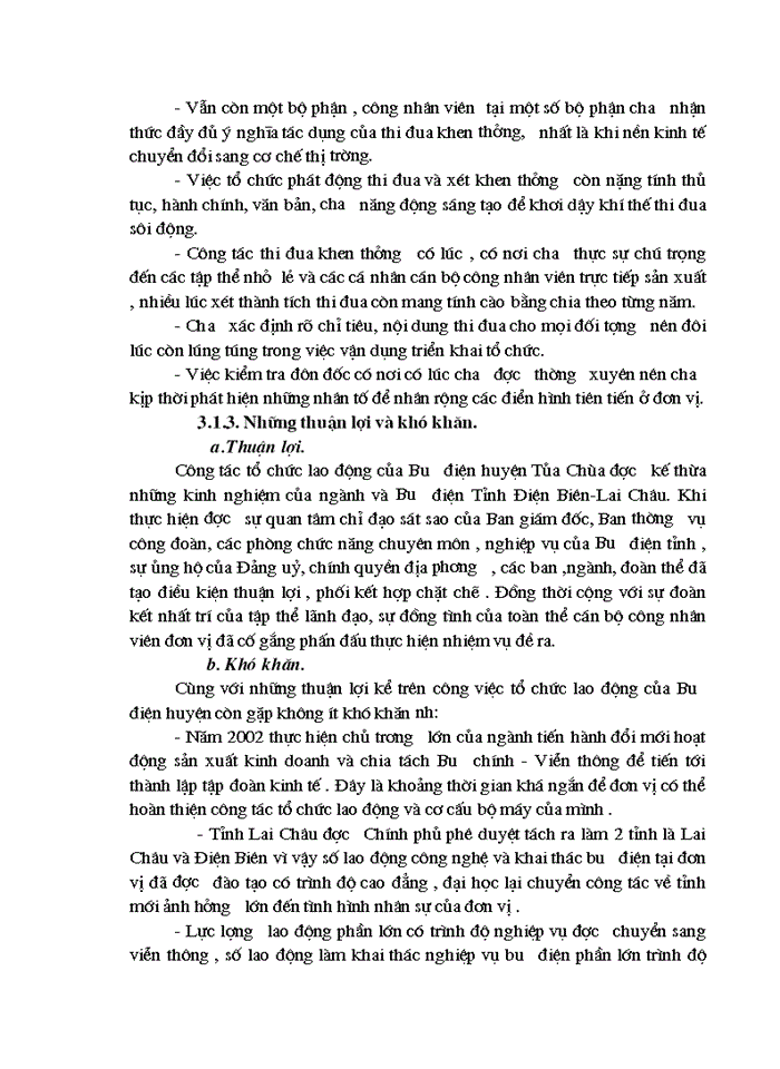 image for page Các biện pháp hoàn thiện công tác tổ chức lao động tại Bưu điện huyện Tủa chùa