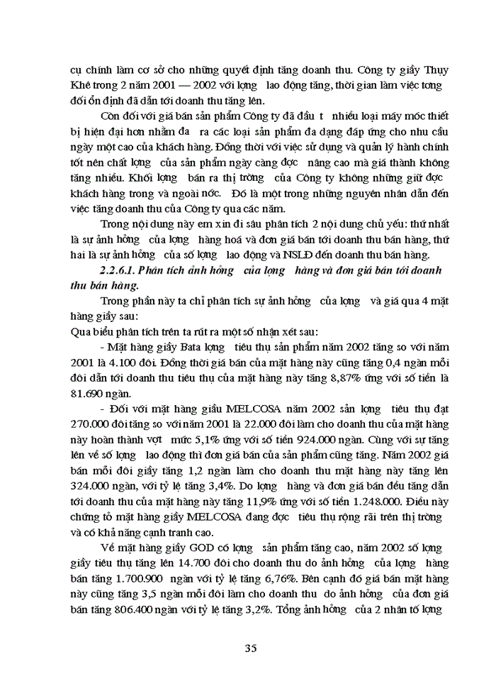 image for page Phân tích tình hình thực hiện doanh thu bán hàng tại Công ty giầy Thuỵ Khuê