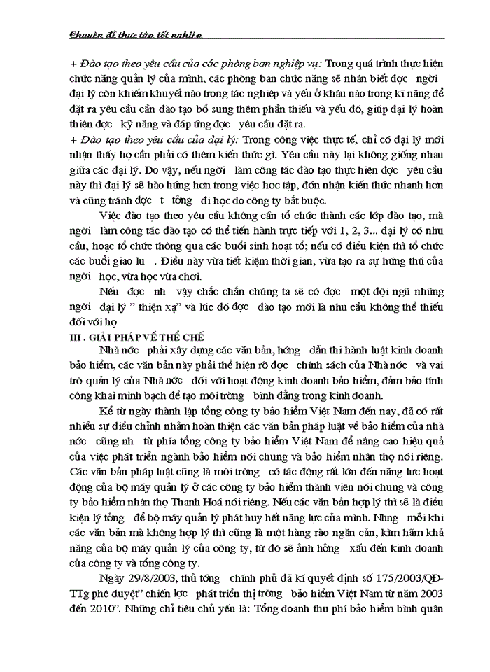 image for page Nâng cao năng lực hoạt động của bộ máy quản lý ở công ty bảo hiểm nhân thọ Thanh Hoá