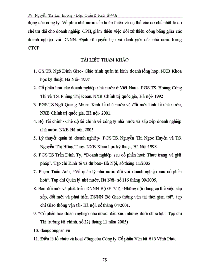 image for page Một số giải pháp nhằm góp phần nâng cao hiệu quả hoạt động sản xuất kinh doanh của Công ty Cổ phần Vận tải ô tô Vĩnh Phúc giai đoạn hậu cổ phần hoá