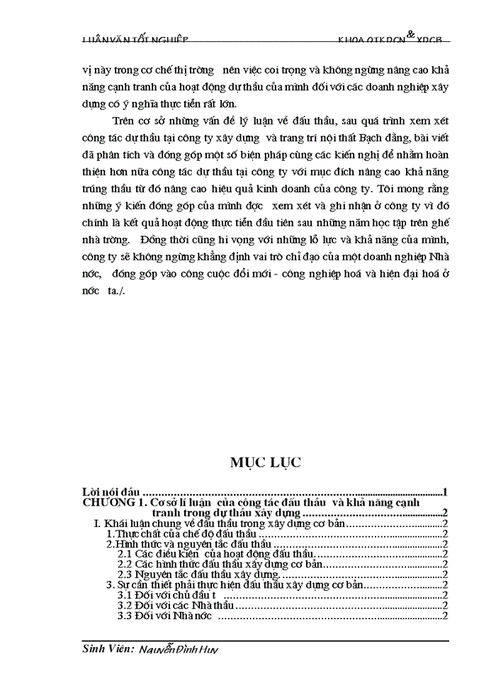 image for page Một số giải pháp nhằm tăng khả năng cạnh tranh trong dự thầu xây dựng  ở Công ty Xây dựng vàTrang trí nội thất Bạch Đằng