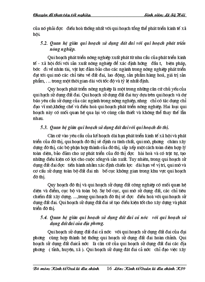 image for page Quy hoạch sử dụng đất