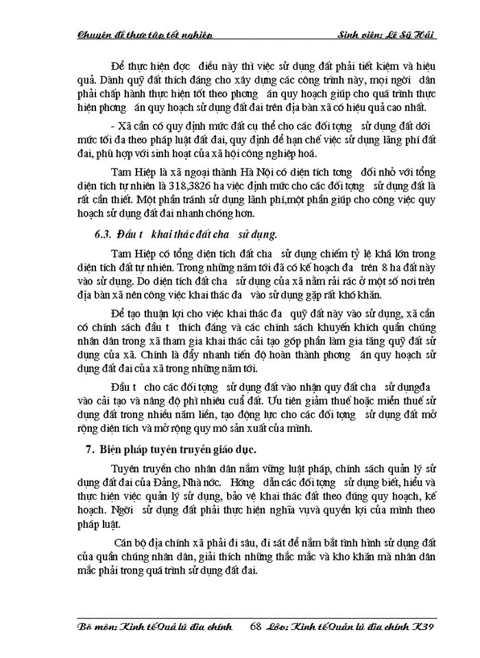 image for page Quy hoạch sử dụng đất