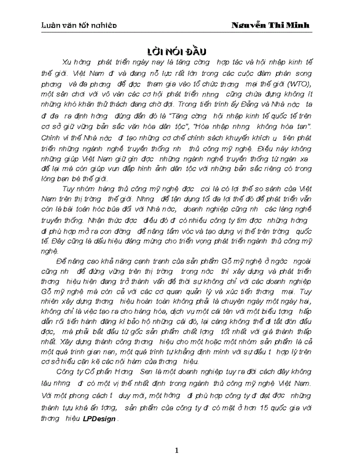 image for page Một số giải pháp xây dựng và phát triển thương hiệu cho Công ty Cổ phần Hương Sen