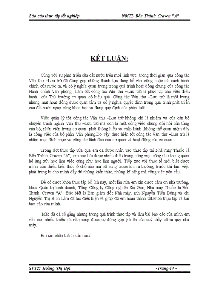 image for page Báo cáo thực tập tốt nghiệp
(tại nhà máy thuốc lá bến thành craven “a”)
