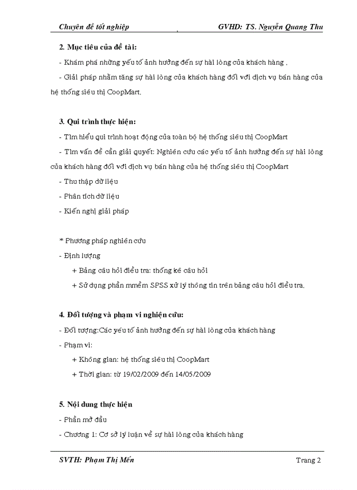 image for page Nghiên cứu các yếu tố ảnh hưởng đến sự hài lòng của khách hàng đối với dịch vụ bán hàng của hệ thống siêu thị co.op mart