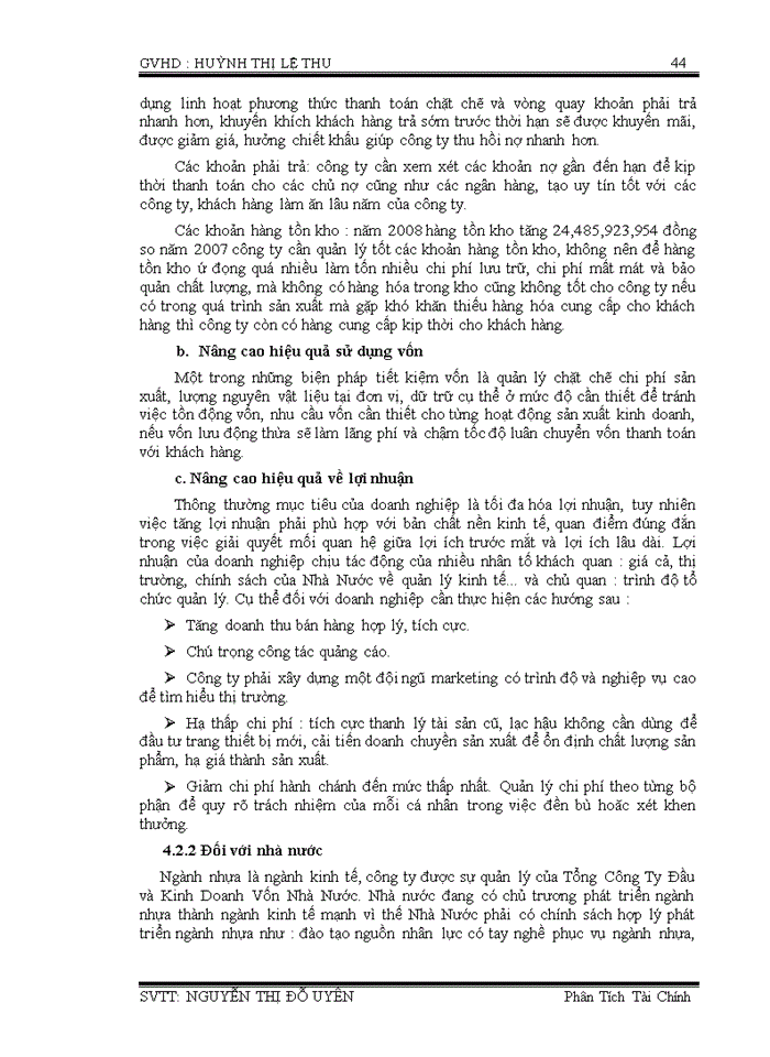 image for page Phân tích tình hình tài chính của công ty cổ phần nhựa rạng đông