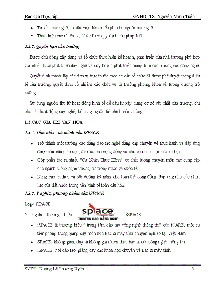 image for page Phân tích tình hình và một số biện pháp hoàn thiện tuyển dụng, đào tạo và phát triển nhân sự tại Trường Cao đẳng nghề Công nghệ thông tin iSPACE