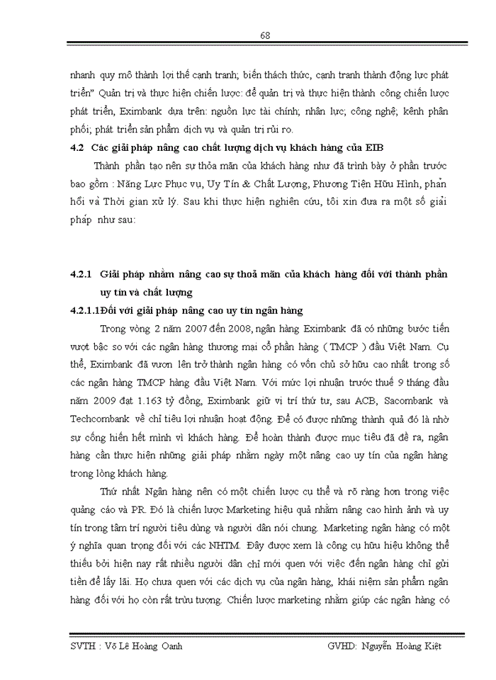 image for page Đo lường mức độ thỏa mãn của khách hàng đối với chất lượng dịch vụ khách hàng cá nhân tại ngân hàng Eximbank trong quý I năm 2010