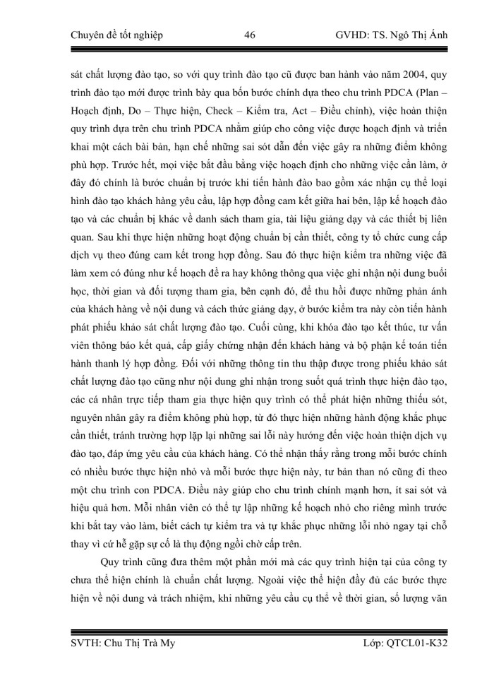 image for page Hoàn thiện quy trình đào tào và tư vấn theo hệ thống quản lý chất lượng theo tiêu chuẩn ISO 9001:2008