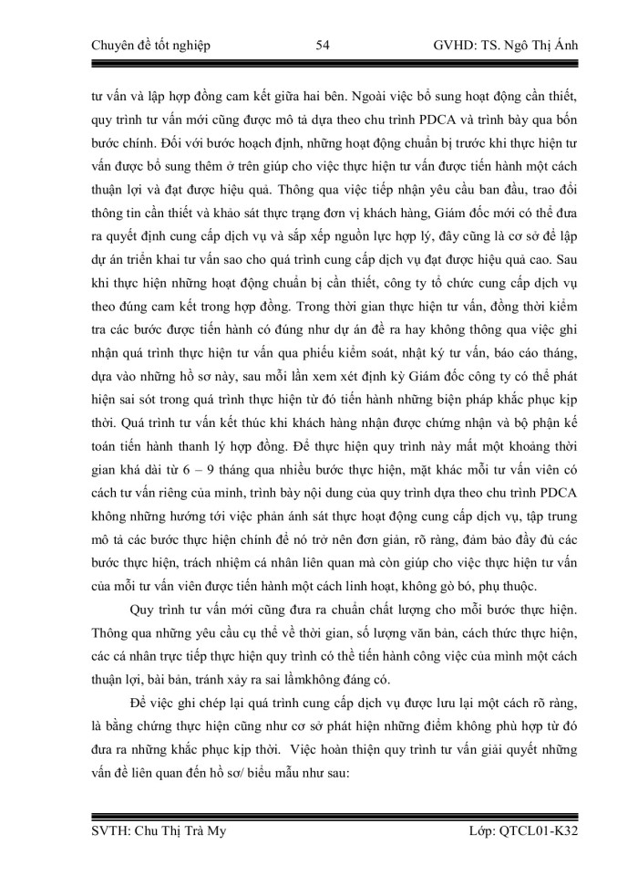 image for page Hoàn thiện quy trình đào tào và tư vấn theo hệ thống quản lý chất lượng theo tiêu chuẩn ISO 9001:2008