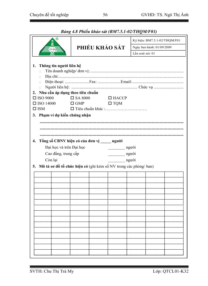 image for page Hoàn thiện quy trình đào tào và tư vấn theo hệ thống quản lý chất lượng theo tiêu chuẩn ISO 9001:2008